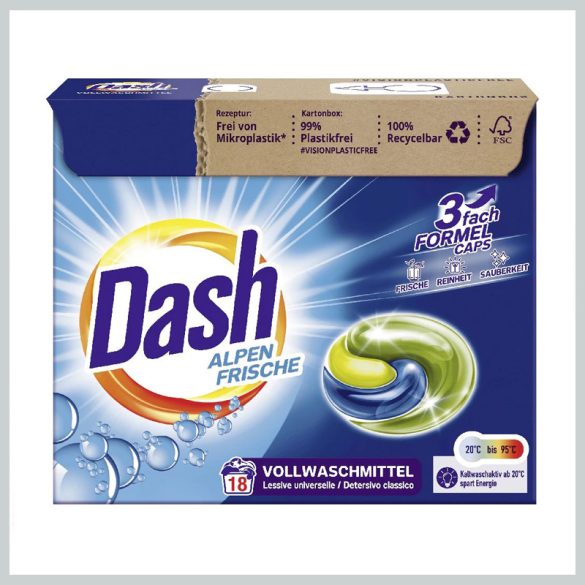 DASH 3 v 1 pracie kapsuly, 12 ks 9023256
