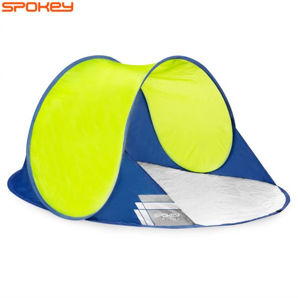 Spokey ALTUS plážový stan neonovo zelený 195 × 100 × 85 cm – 926785