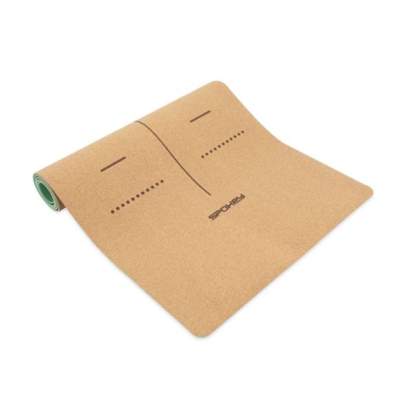 Spokey SAVASANA prírodná korková jogamatka 941536
