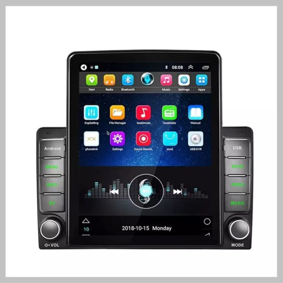 Android Wi-Fi autorádio 2 Din multimediálny prehrávač s 9,5-palcovým displejom 9580C