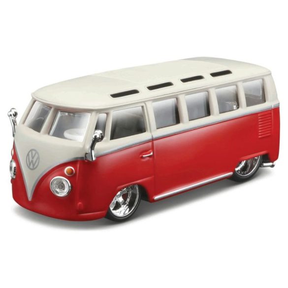 Bburago 1:32 Volkswagen Van Samba (červeno-biely) 960482