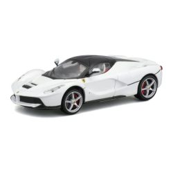   Bburago Signature Ferrari LaFerrari Kovový model (1:43) – Zberateľská kvalita v bielej farbe 969480