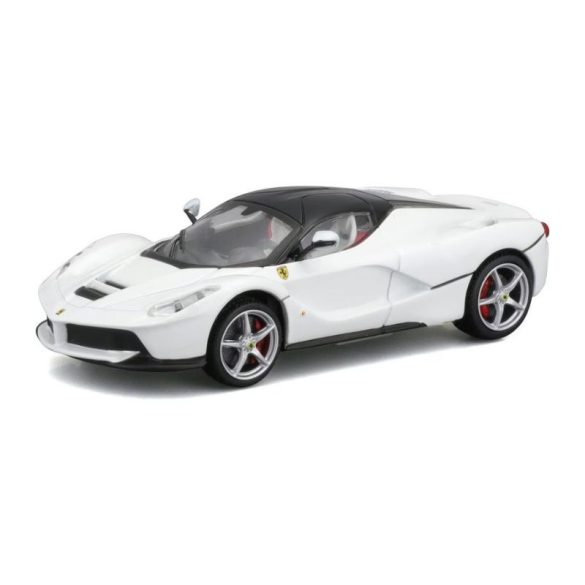 Bburago Signature Ferrari LaFerrari Kovový model (1:43) – Zberateľská kvalita v bielej farbe 969480