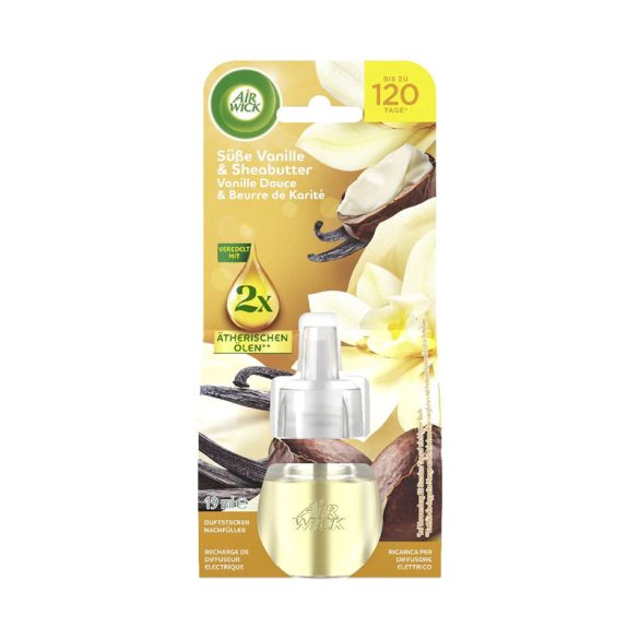 Air Wick elektrická náplň – sladká vanilka so shea maslom, 19 ml 9883218