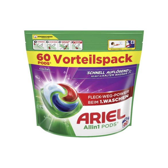 Ariel Allin1 PODS Color – pracie kapsuly na farebné oblečenie, 60 praní 9893838