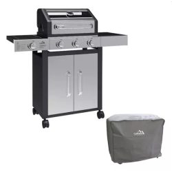   Plynový gril OKNO 3+1 pojazdný + DARČEKOVÝ GRIL PLÁTNO 99BB012-plátno