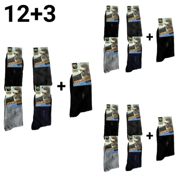 12+3 Pánske ponožky 40-43 – A603-4