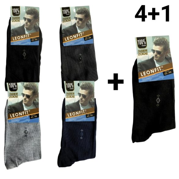 4+1 Pánske ponožky 40-43 A603