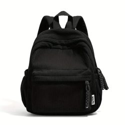   Manžetový batoh – s viacerými vreckami, moderný štýl, čierny AA342667-b