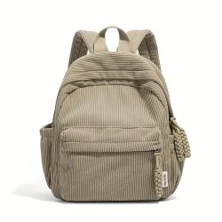   Manžetový batoh – s viacerými vreckami, moderný štýl, khaki AA342667-k