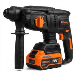   STROMO Akumulátorová Vŕtačka a Sekacie Kladivo – 20V AHA24
