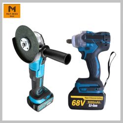   MAT-RIXX 2-dielna kombinovaná súprava náradia s 2 batériami 68V AMT-31