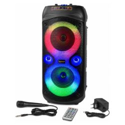   Prenosný Bluetooth reproduktor Avcrowns s RGB osvetlením a mikrofónom AO-8821