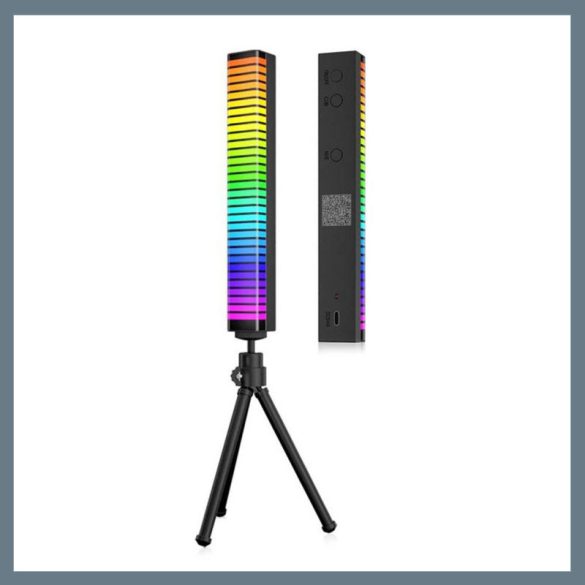 Tripodos osvetlenie aktivované zvukom s RGB svetlom AUDIORGB