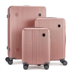 Aurea Premium Tvrdý ABS 3-dielny kufrový set rolegold AURR