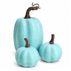   3-dielna jesenná a halloweenská dekoratívna sada tekvíc, v rôznych farbách 15 x 9,5 cm, 10 x 9 cm, 7 x 6,5 cm AW3352076-3