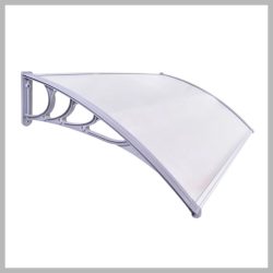 Strecha 100 × 150 cm, priehľadný polykarbonát AWN100150G