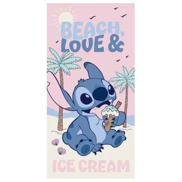 Plážová osuška Disney Lilo a Stitch Beach Ice Cream, 70 × 140 cm AYM451045