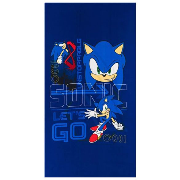 Sonic, plážová osuška s motívom ježka, 70 × 140 cm AYM451151