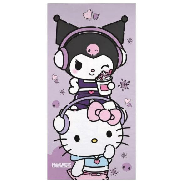 Kúpeľný uterák Hello Kitty Best Friend, plážový uterák 70 × 140 cm AYM451205