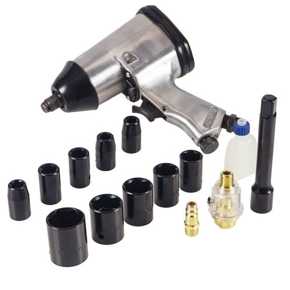 Čierny pneumatický rázový uťahovák 12200