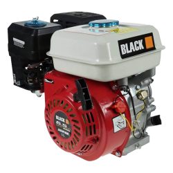   Čierny spaľovací benzínový motor OHV 196 cm3 6,5 HP 13700