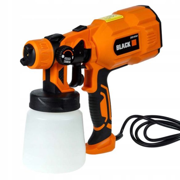 ČIERNA ELEKTRICKÁ STRIEKACIA PISTOLE 600 W, 800 ML – 22452