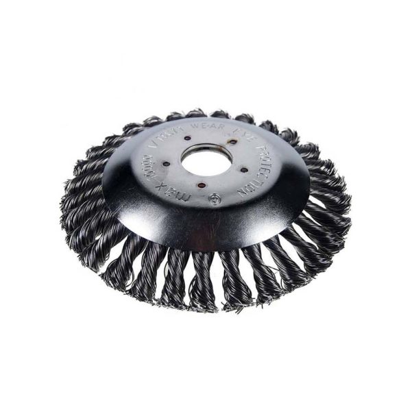 Čierny splietaný drôtový kotúč pre kosačku na trávu 150 mm - 53091