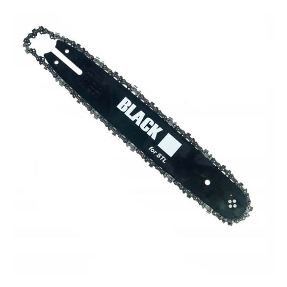 Čierna vodiaca lišta a sada reťazí, s 2 reťazami 18 KOMA 53737