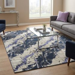 Koberec Athena Cream-Navy 200x290cm B7125A-2