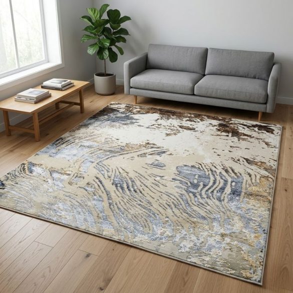 Koberec Athena Šedá-Zlatá 200x290cm B7912A