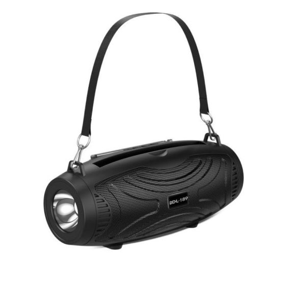 Prenosný Bluetooth reproduktor – 5 W, napájaný solárnou energiou, s integrovanou baterkou BDL-189