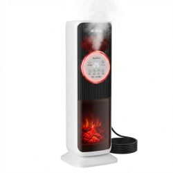   4 v 1 Inteligentný vežový ohrievač s zvlhčovačom a efektným krbovým LED svetlom BDW-4in1