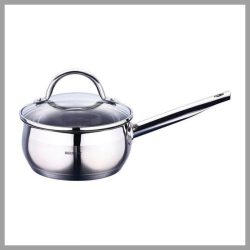   Bergner Gourmet 1,3 l nerezový omáčkový hrniec s pokrievkou – BG-6502