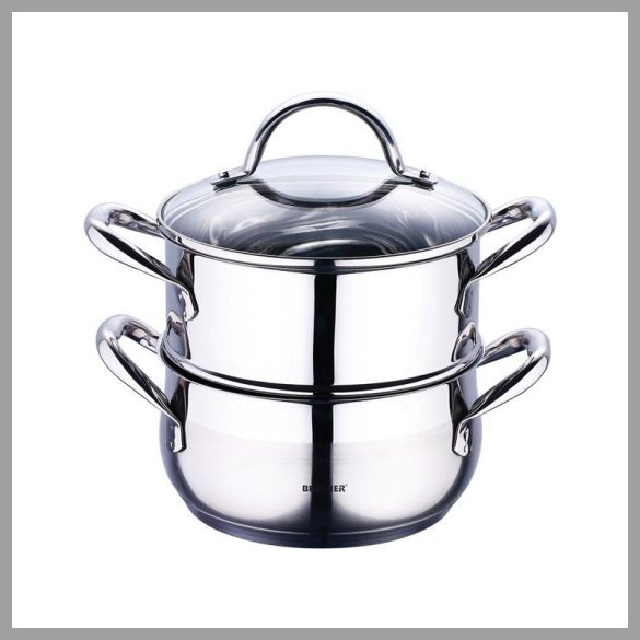 Bergner nerezový parný hrniec 2,2 l – BG-6521