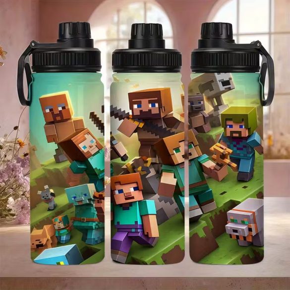 Fľaša na vodu s motívom Minecraft 600 ml BG1701817