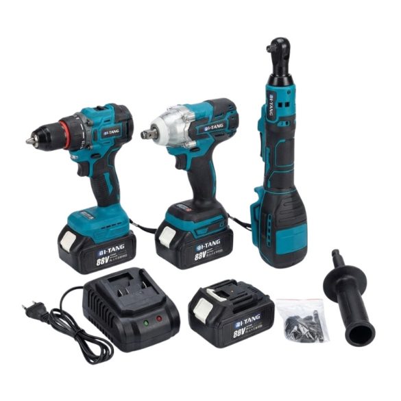 BI-TANG 3-dielna súprava akumulátorového náradia BIT-6066