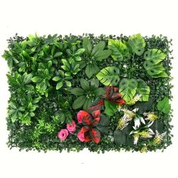   Panel s umelými kvetinami s prirodzeným vzhľadom 60x40cm BJ3675517-V