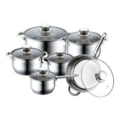   Bachmayer BM-1209 – 12-dielna súprava hrncov z nehrdzavejúcej ocele