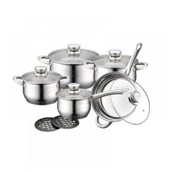   Bachmayer BM-1210 – 12-dielna súprava hrncov z nehrdzavejúcej ocele