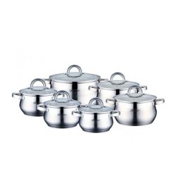   Bachmayer BM-1216 – 12-dielna súprava hrncov z nehrdzavejúcej ocele