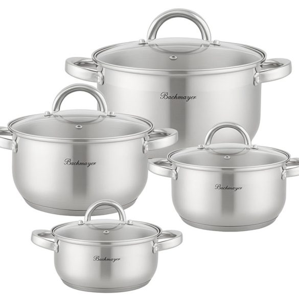 Bachmayer BM-15760 – 8-dielna súprava hrncov z nehrdzavejúcej ocele