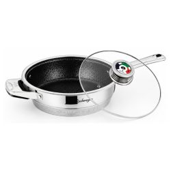   Bachmayer Home 24 cm panvica s nepriľnavým povrchom a skleneným vekom BM-3224