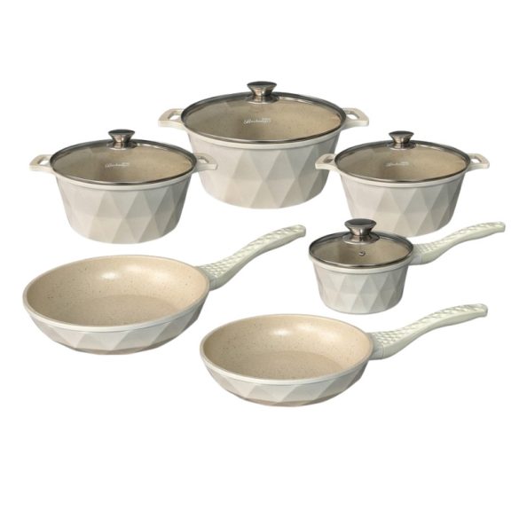 Bachmayer Home BM-7316 10-dielna sada riadu Diamond – krémová BM-7316