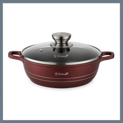 Bachmayer nízky hrniec burgundský 36 cm 8,5 l BM-7400-36