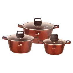   Bachmayer BM-7601 – 6-dielna súprava hrncov z nehrdzavejúcej ocele