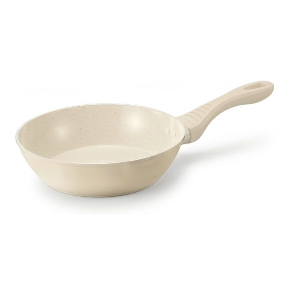 Hlboká panvica Bachmayer Granite Line 20 cm, krémová farba BM-7706-20