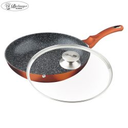   Bachmayer BM-7753-36 – Panvica s mramorovým povrchom, Ø 36 cm, s pokrievkou