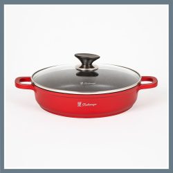 Bachmayer nízky hrniec červený 28 cm 3,8 l BM-7776-28