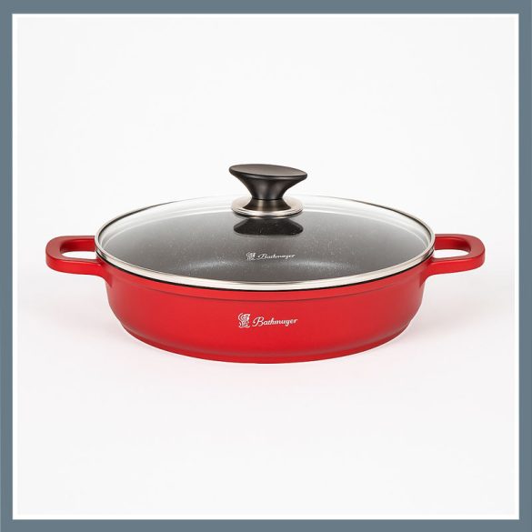 Bachmayer nízky hrniec červený 28 cm 3,8 l BM-7776-28